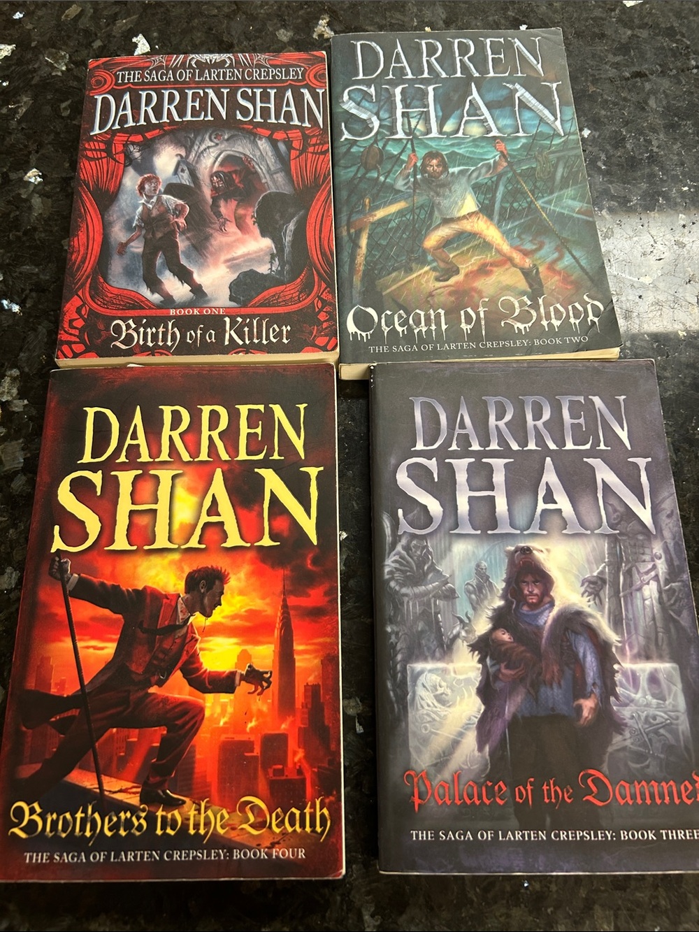 Book Set - Red, Blue, Black & Gray Covers